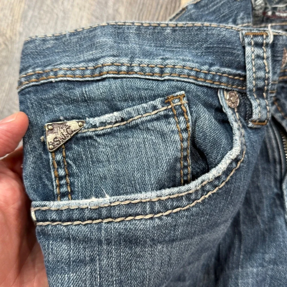 Silver Jeans Zac Relaxed Straight Leg Jeans Mens 38x34 Medium Wash Denim Western